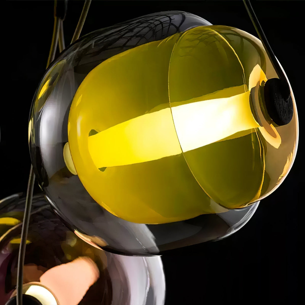 Orba Suspension Lampe en Verre Contemporain - Neutralighting