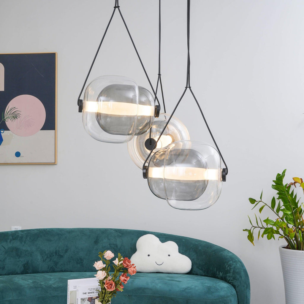 Orba Suspension Lampe en Verre Contemporain - Neutralighting
