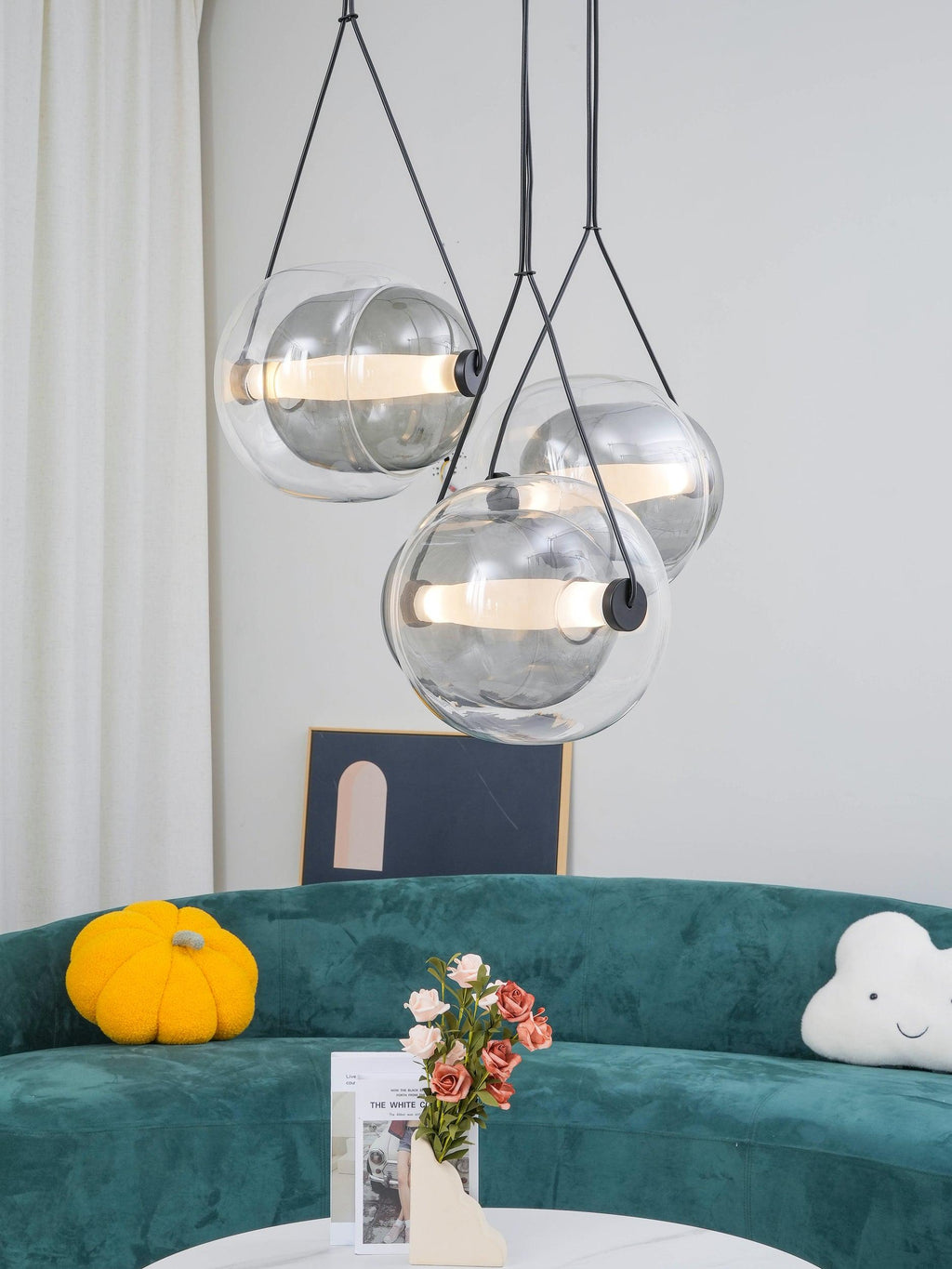 Orba Suspension Lampe en Verre Contemporain - Neutralighting