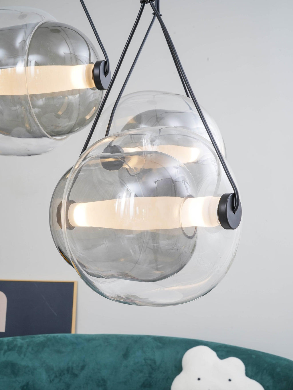 Orba Suspension Lampe en Verre Contemporain - Neutralighting