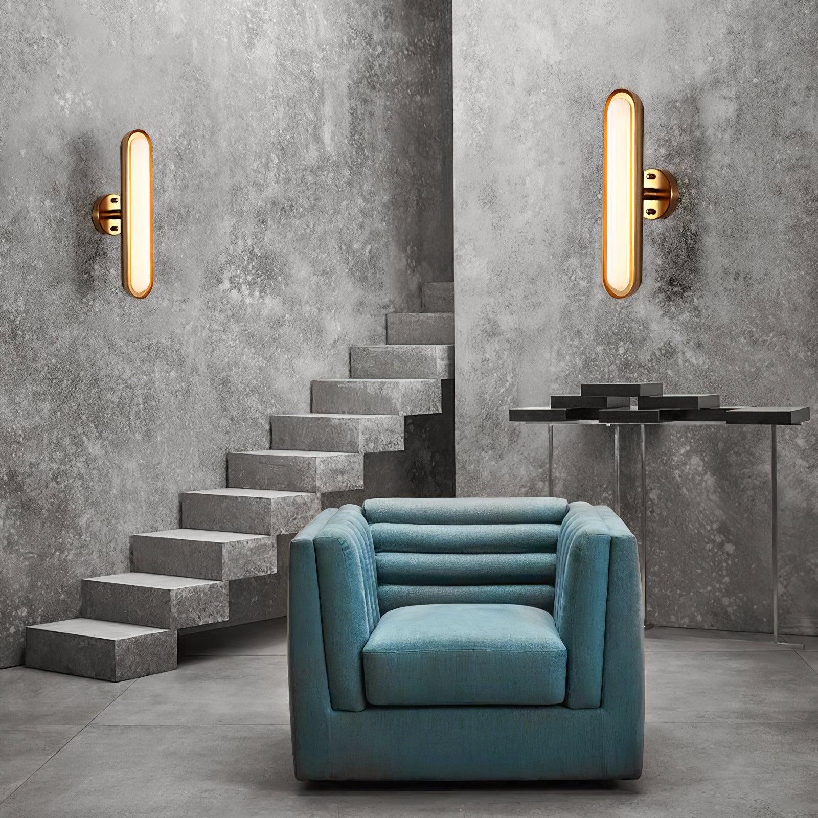 Oriel Applique murale industrielle en acrylique - Neutralighting