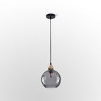 Water Ripple Suspension Boule Moderne Verre Rouge/Vert/Bleu Salon - Neutralighting