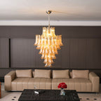 Aurora Chandelier en Verre Ambre Luxe - Neutralighting