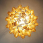 Aurora Chandelier Pétales en Verre de Murano Superposés - Neutralighting