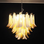Aurora Chandelier Pétales en Verre de Murano Superposés - Neutralighting