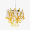 Aurora Chandelier Pétales en Verre de Murano Superposés - Neutralighting