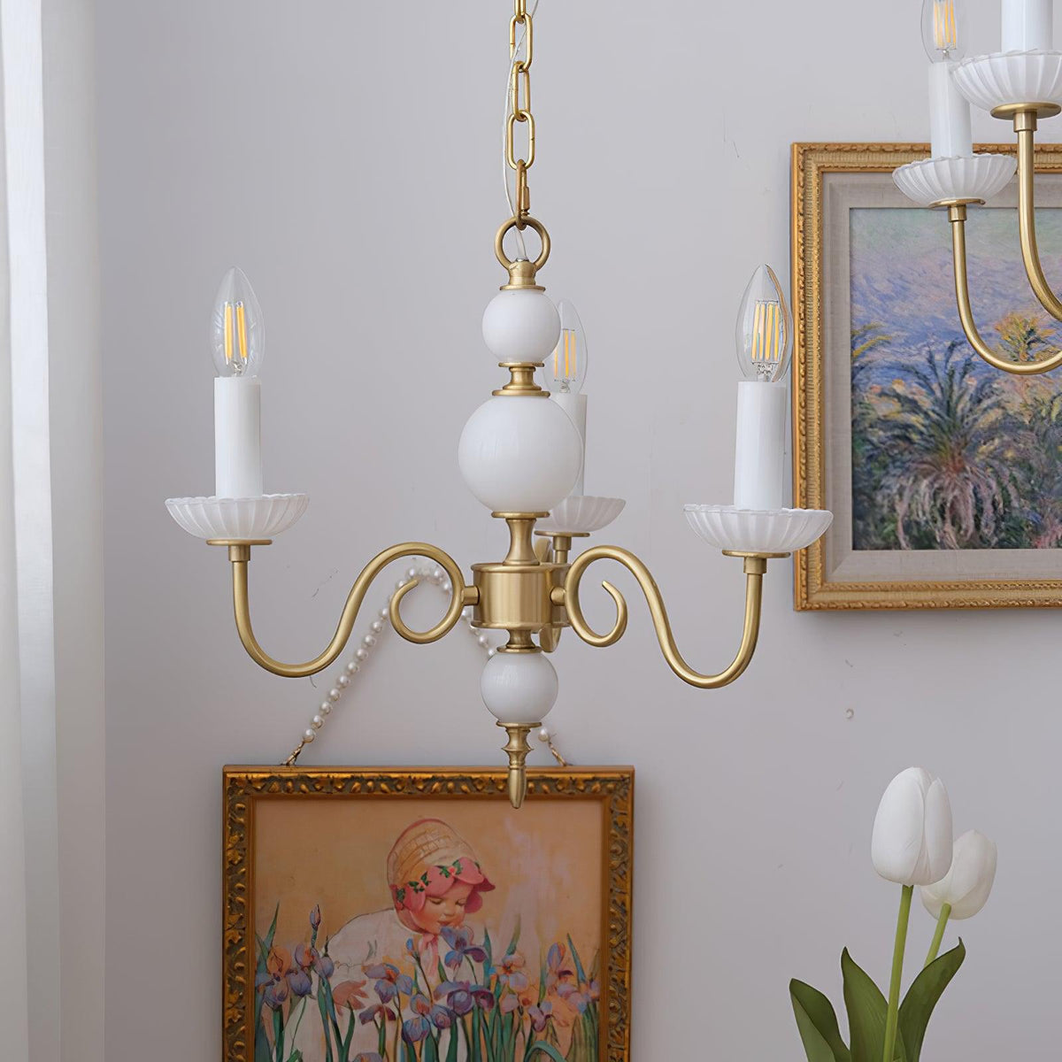 Lustra Chandelier Carlita Doré Moderne - Neutralighting