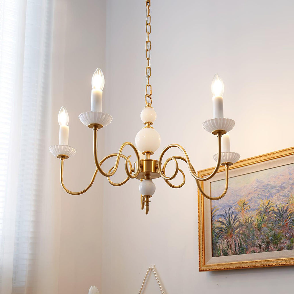 Lustra Chandelier Carlita Doré Moderne - Neutralighting