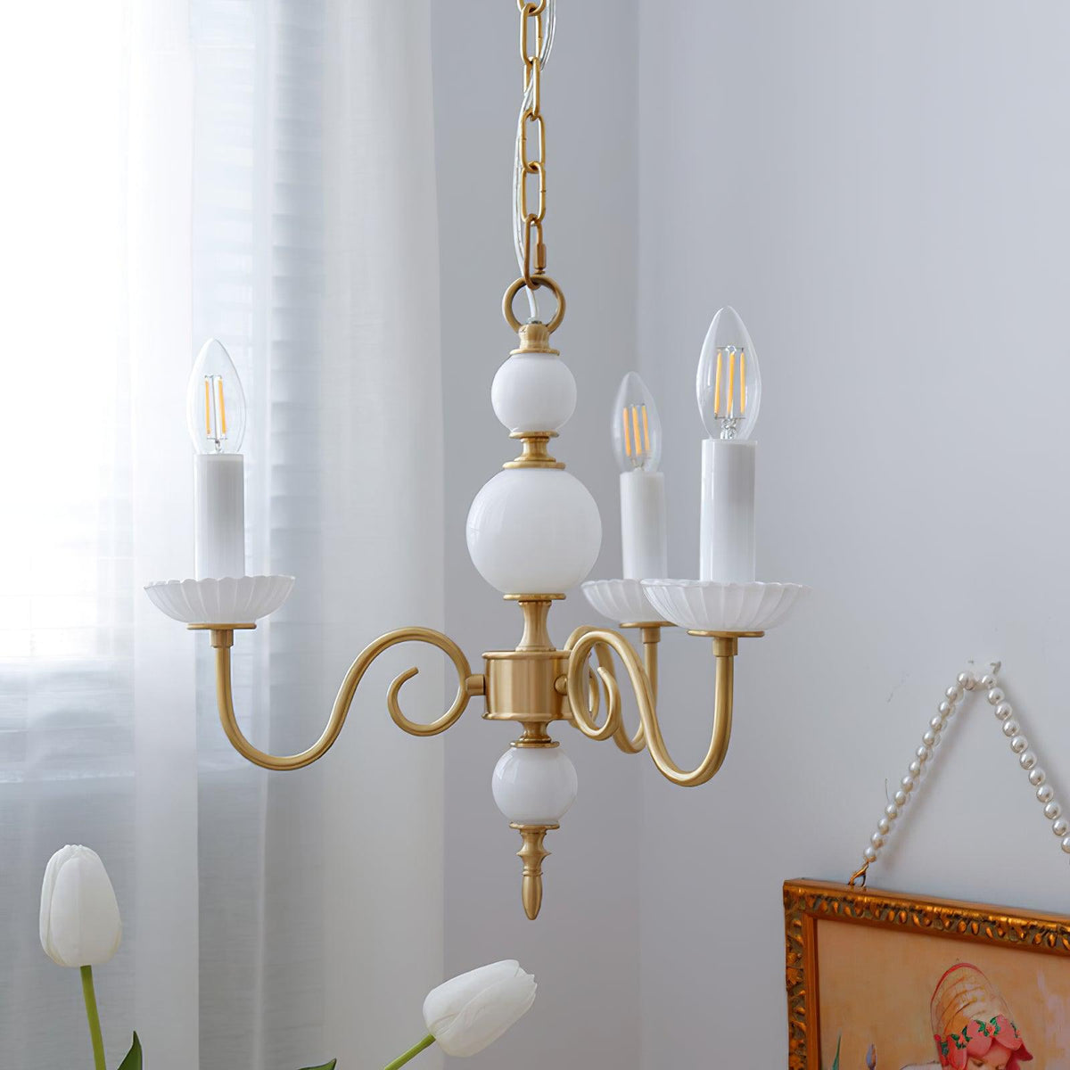 Lustra Chandelier Carlita Doré Moderne - Neutralighting