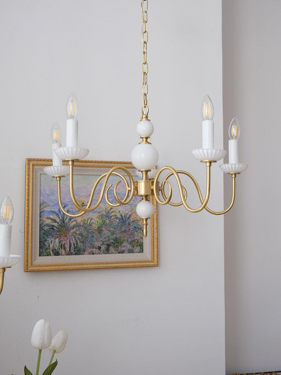 Lustra Chandelier Carlita Doré Moderne - Neutralighting
