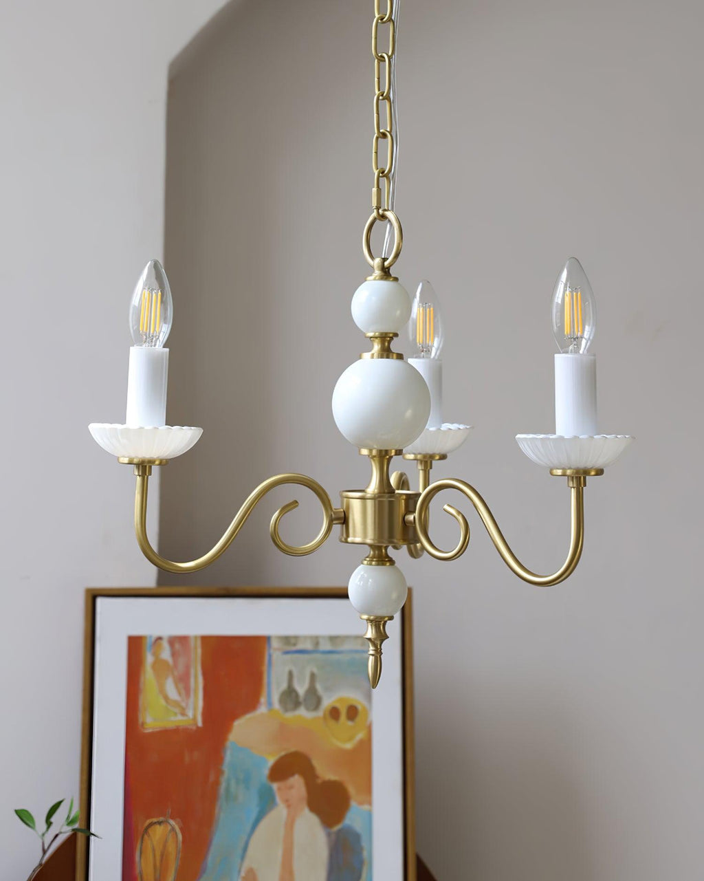 Lustra Chandelier Carlita Doré Moderne - Neutralighting