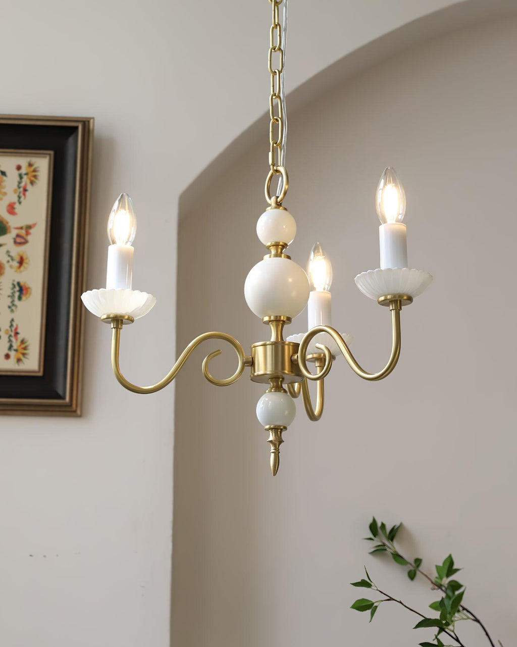 Lustra Chandelier Carlita Doré Moderne - Neutralighting