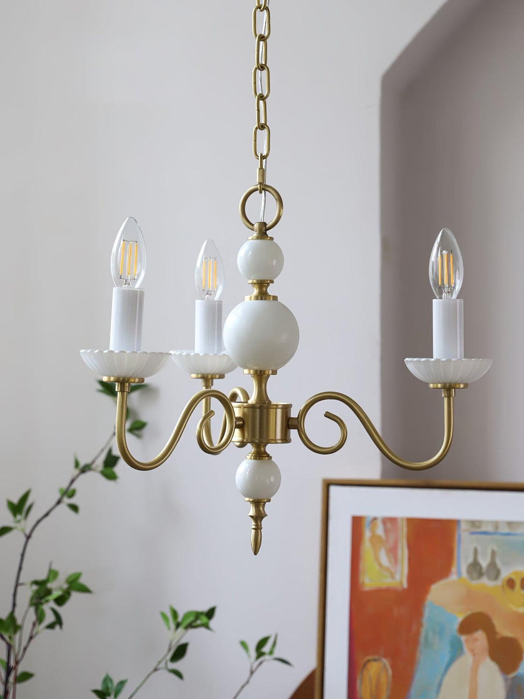 Lustra Chandelier Carlita Doré Moderne - Neutralighting