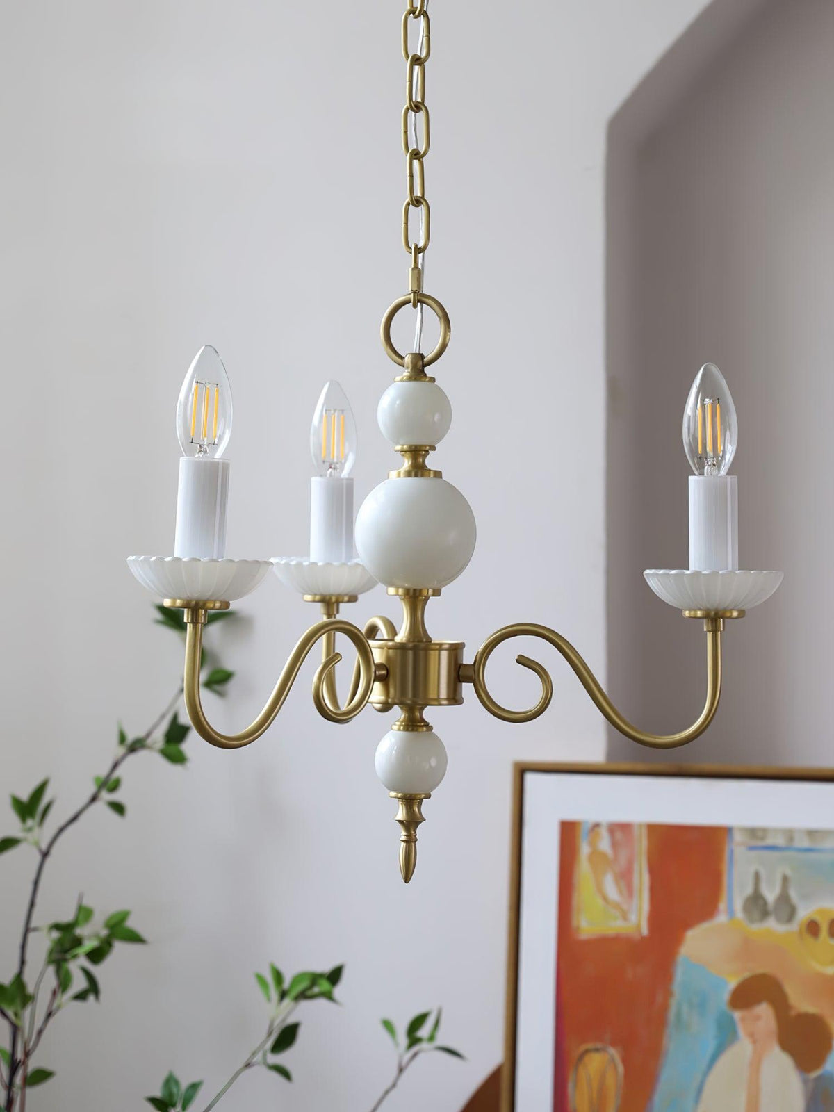 Lustra Chandelier Carlita Doré Moderne - Neutralighting