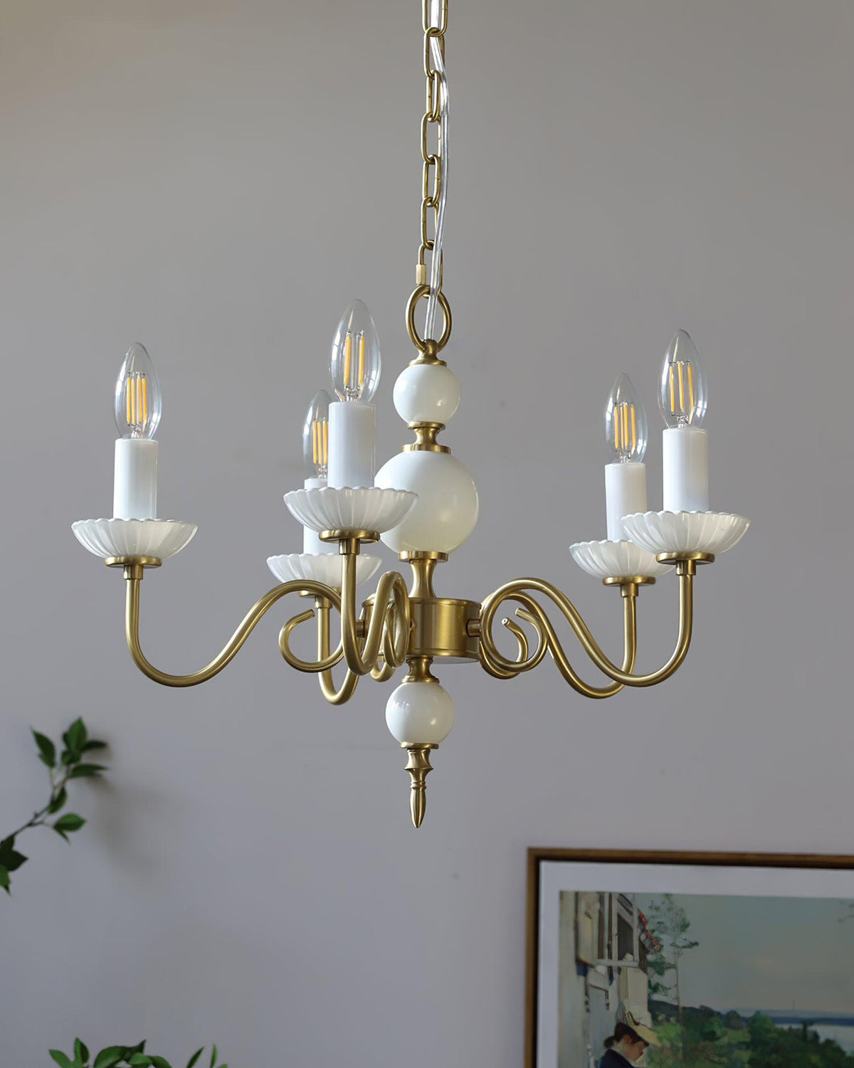 Lustra Chandelier Carlita Doré Moderne - Neutralighting