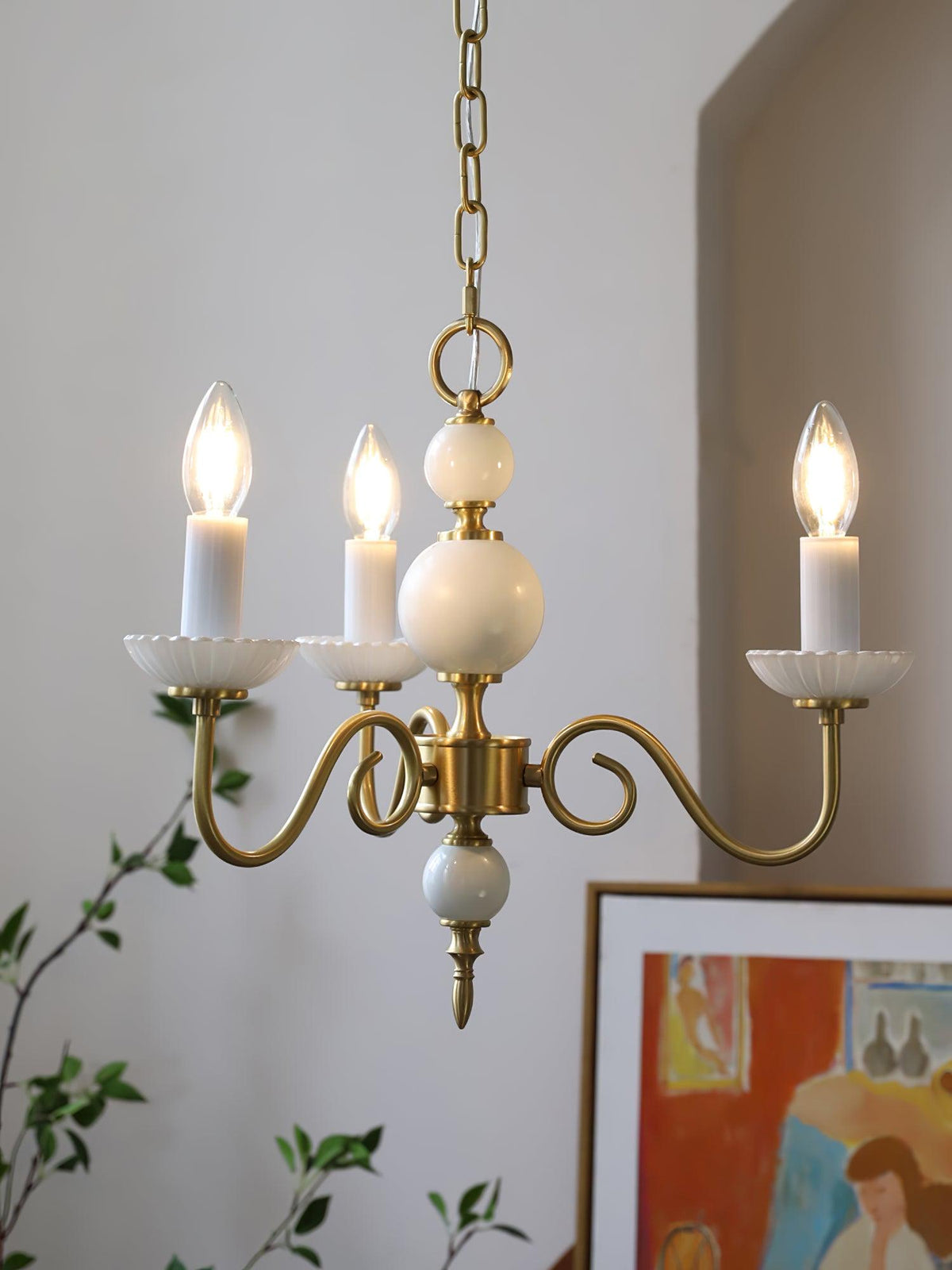 Lustra Chandelier Carlita Doré Moderne - Neutralighting