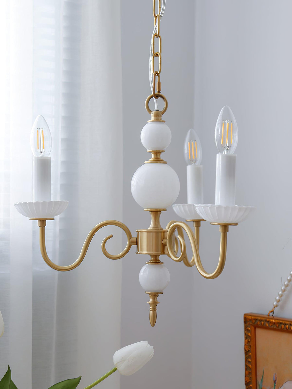 Lustra Chandelier Carlita Doré Moderne - Neutralighting