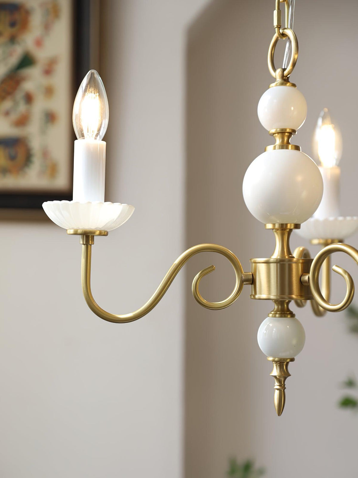 Lustra Chandelier Carlita Doré Moderne - Neutralighting