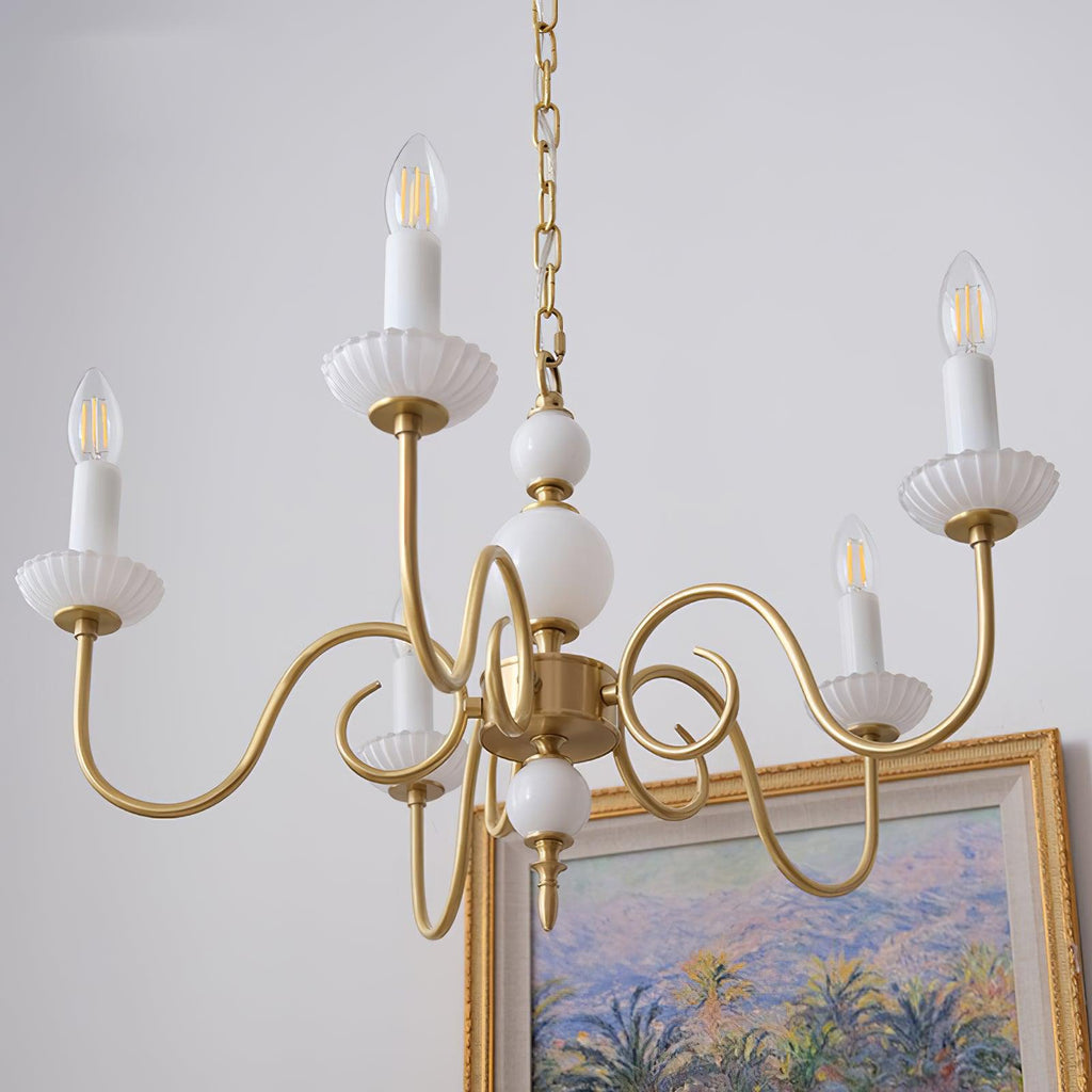 Lustra Chandelier Carlita Doré Moderne - Neutralighting
