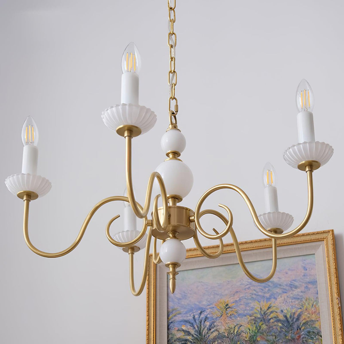 Lustra Chandelier Carlita Doré Moderne - Neutralighting