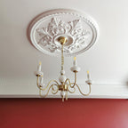 Carlita Lustre Bras Courbés en Or avec Bougies - Neutralighting