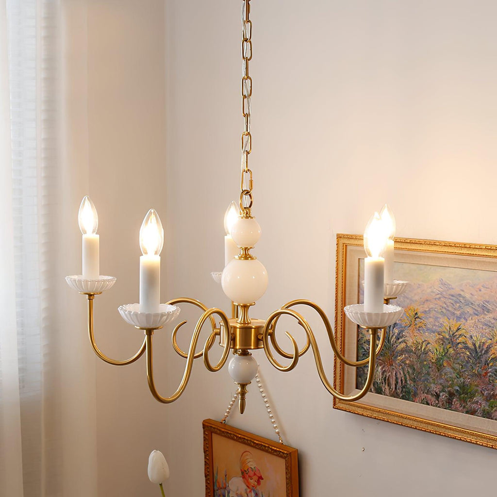 Lustra Chandelier Carlita Doré Moderne - Neutralighting
