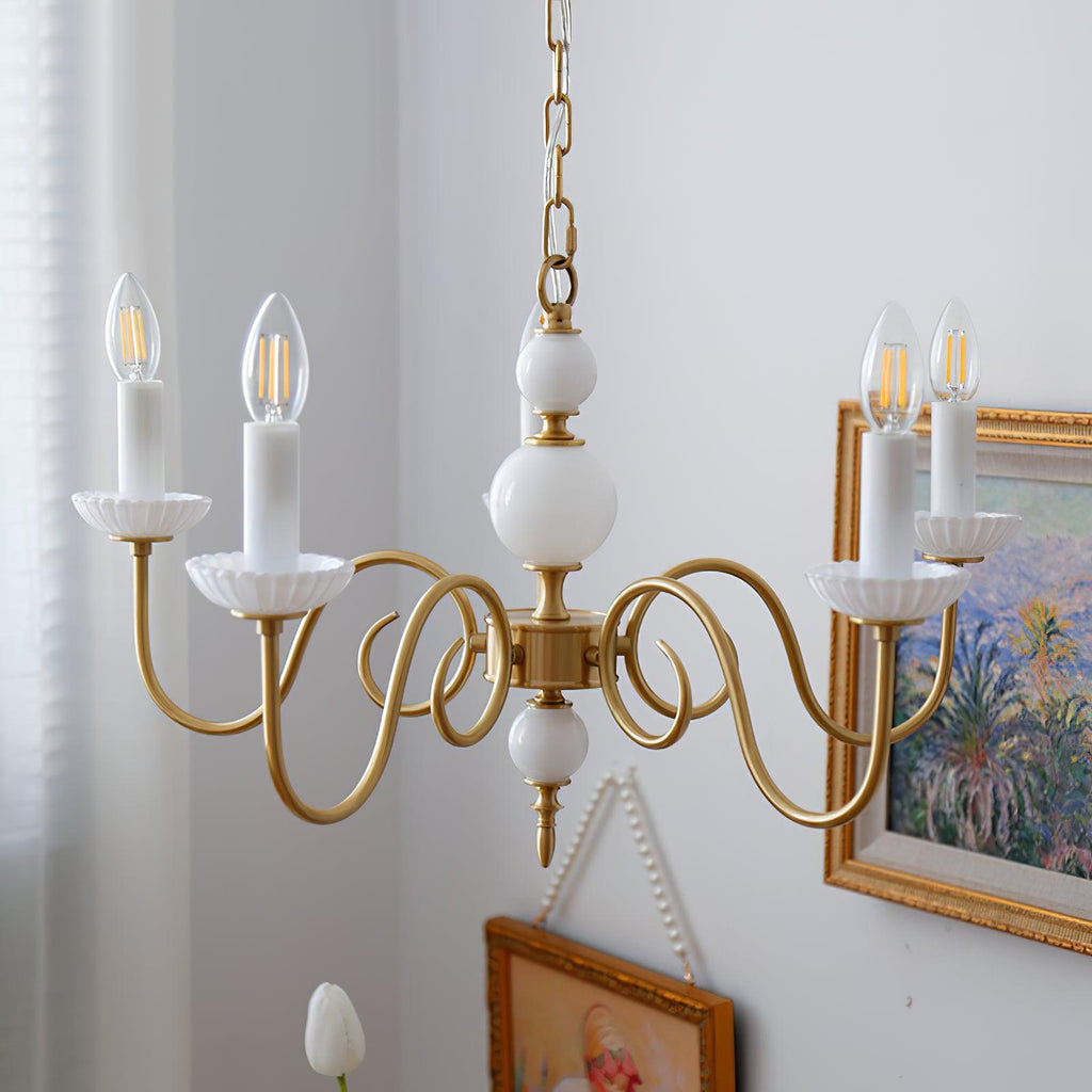 Lustra Chandelier Carlita Doré Moderne - Neutralighting