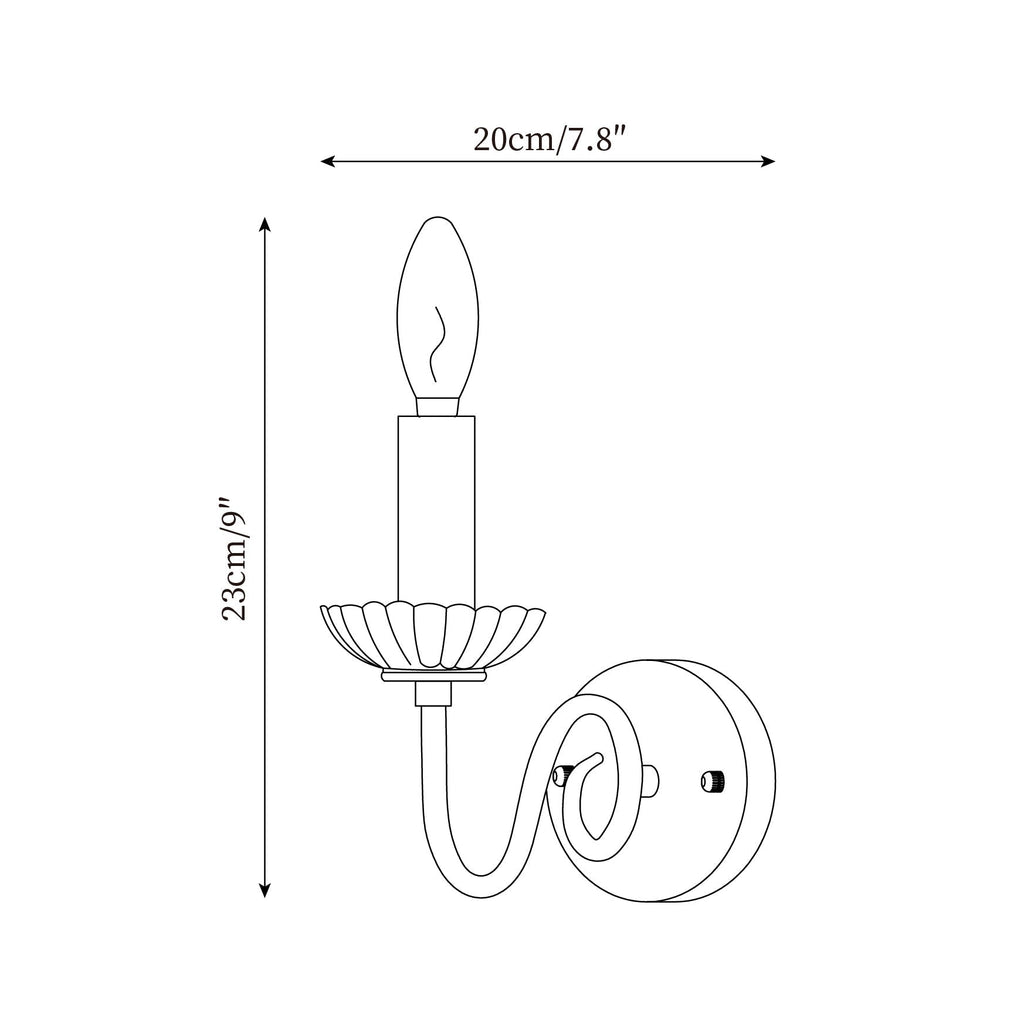 Applique Murale Château Chandelle - Neutralighting