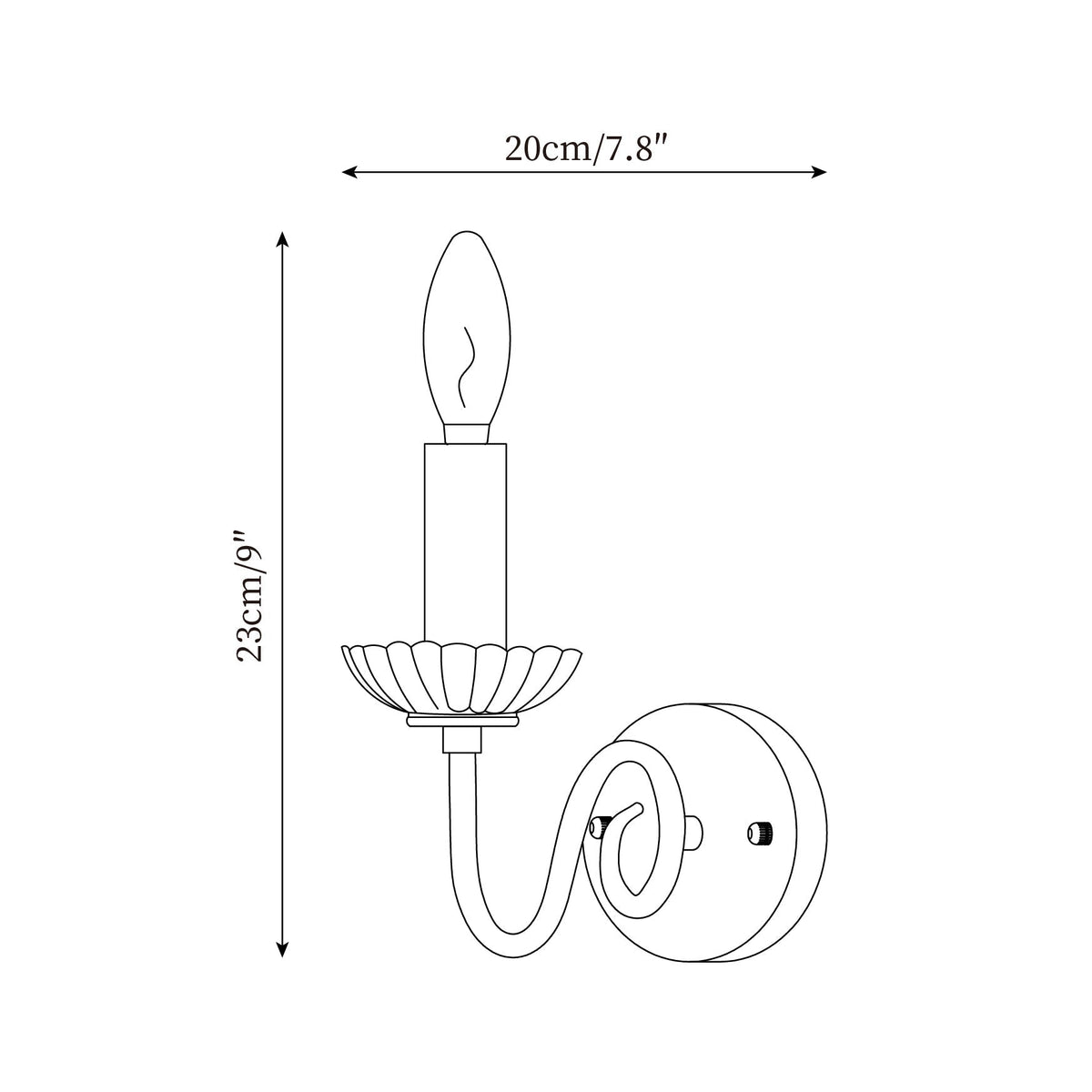 Applique Murale Château Chandelle - Neutralighting