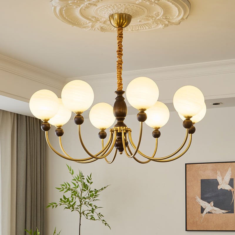 Syvineth Chandelier en Bois Premium - Neutralighting