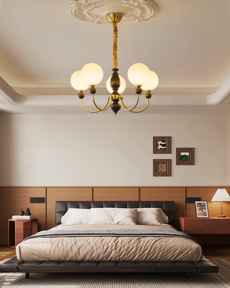 Syvineth Chandelier en Bois Premium - Neutralighting