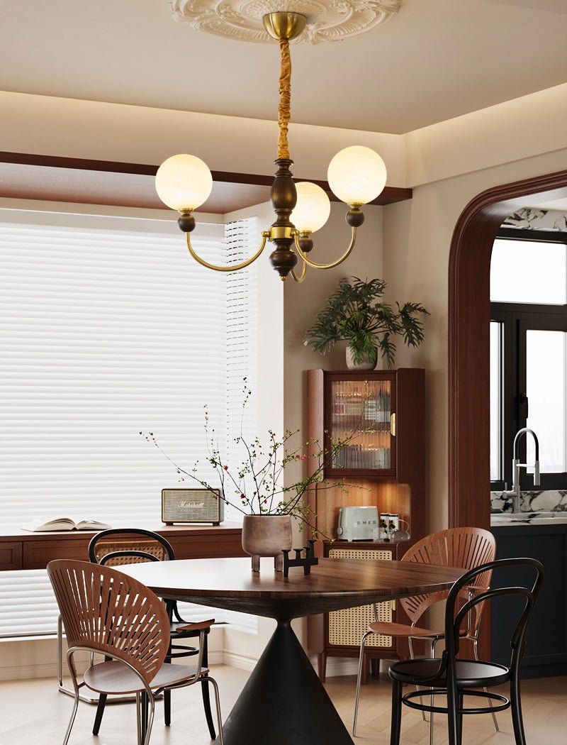 Syvineth Chandelier en Bois Premium - Neutralighting