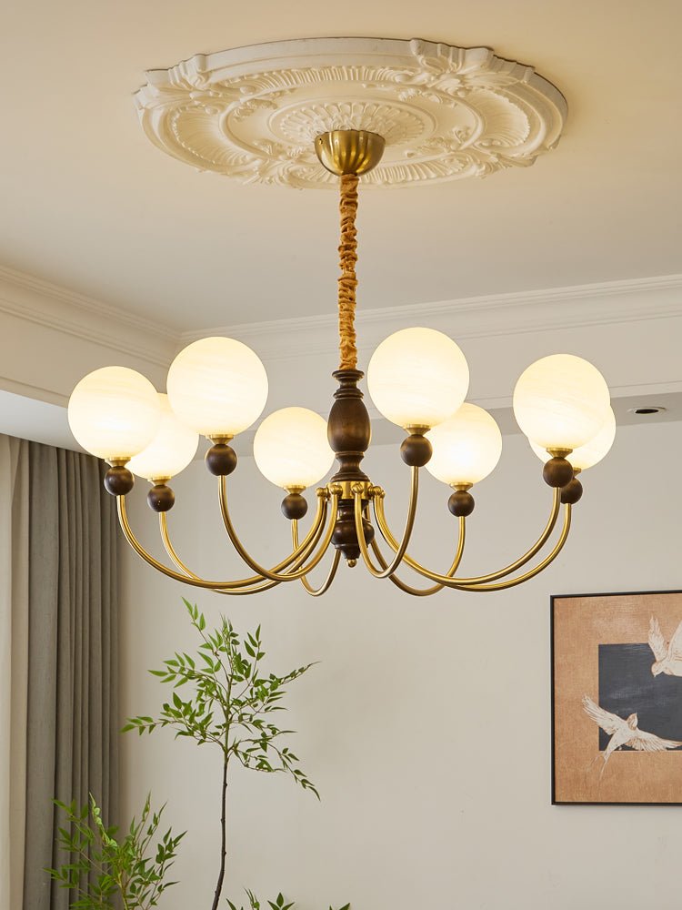 Syvineth Chandelier en Bois Premium - Neutralighting