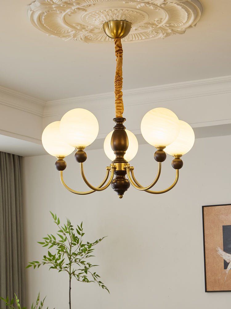 Syvineth Chandelier en Bois Premium - Neutralighting