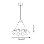 Carniva Suspension Abat-jour avec Pompons Ludiques - Neutralighting