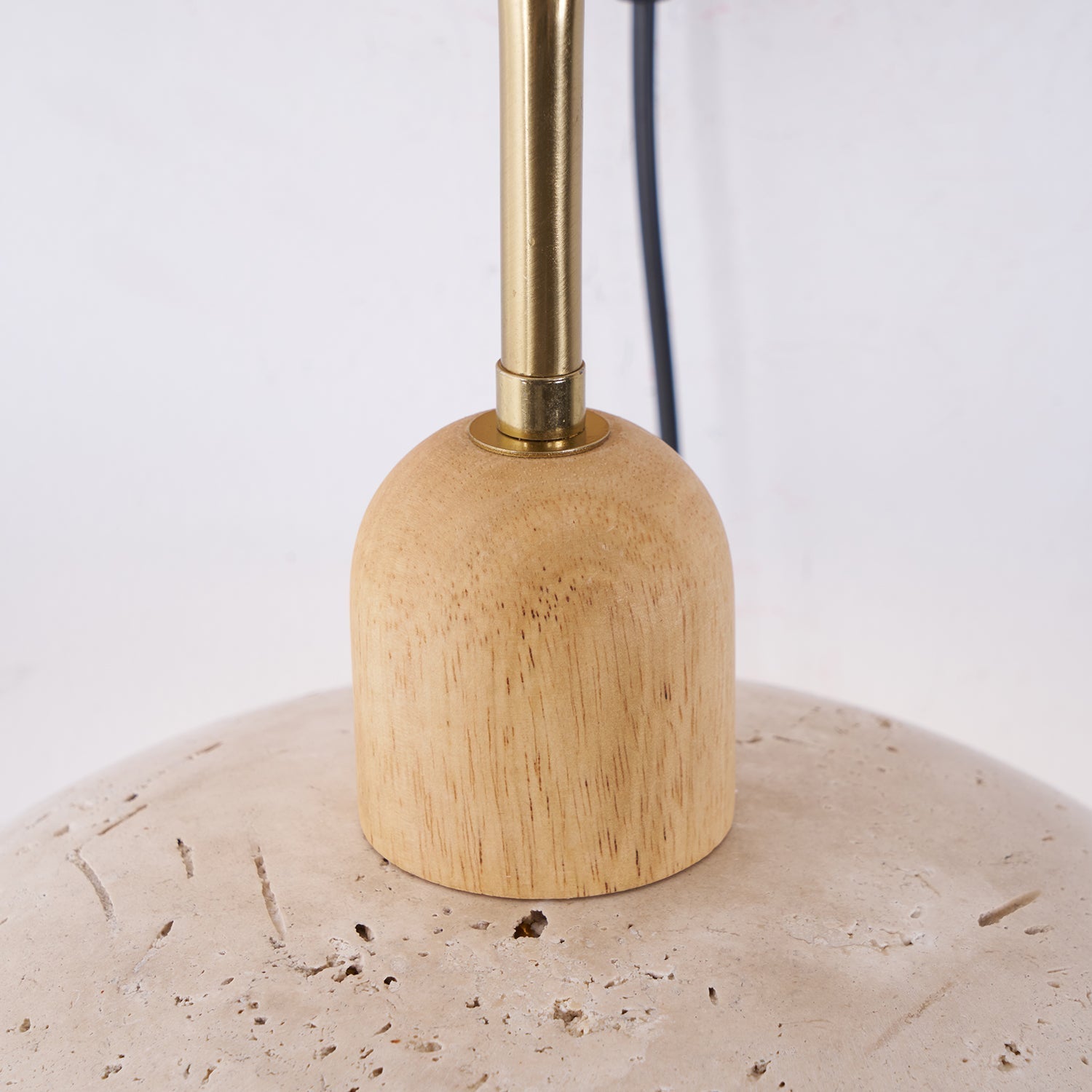 Travelle Applique Murale Industrielle Bois Travertin - Neutralighting