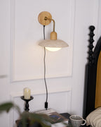 Travelle Applique Murale Industrielle Bois Travertin - Neutralighting