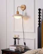 Travelle Applique Murale Industrielle Bois Travertin - Neutralighting