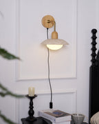 Travelle Applique Murale Industrielle Bois Travertin - Neutralighting