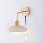 Travelle Applique Murale Industrielle Bois Travertin - Neutralighting