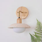Winel Applique Murale Vintage en Travertin - Neutralighting
