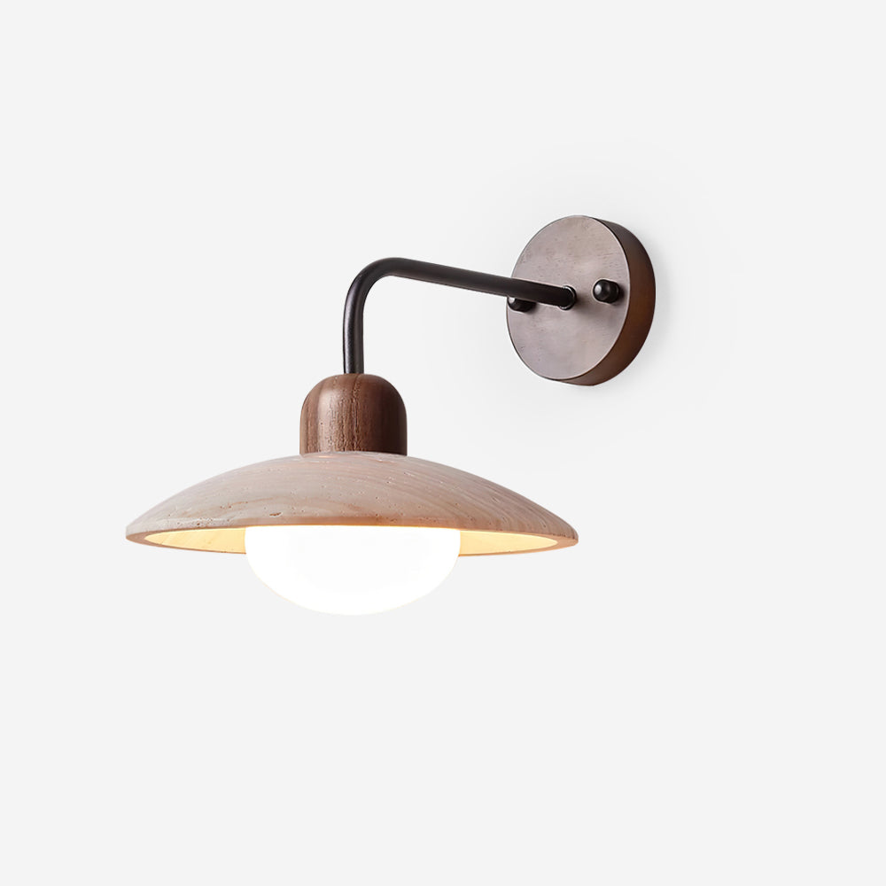 Winel Applique Murale Vintage en Travertin - Neutralighting