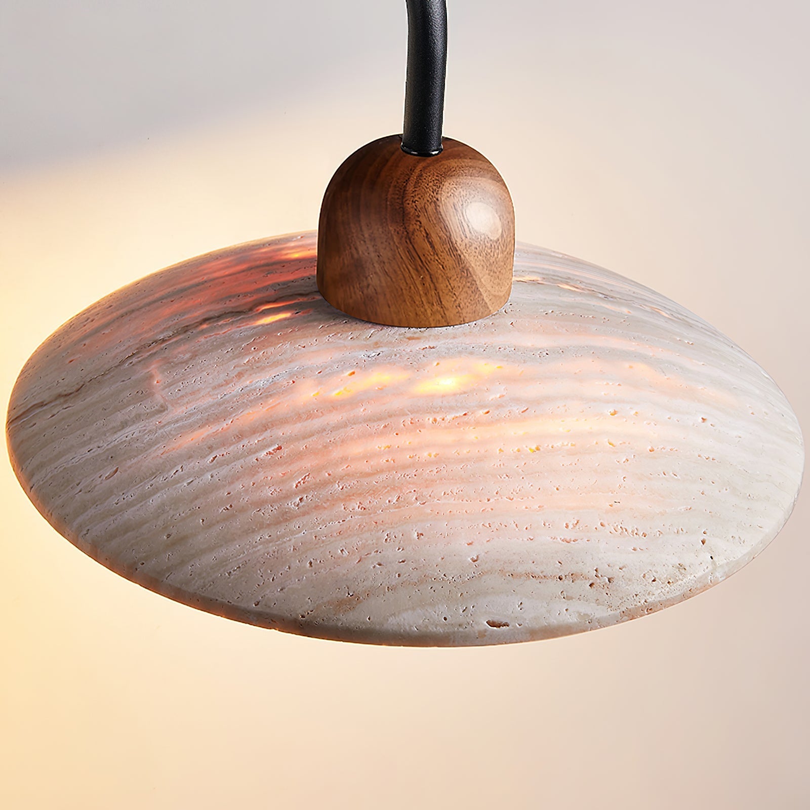 Travelle Applique Murale Industrielle Bois Travertin - Neutralighting