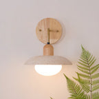 Winel Applique Murale Vintage en Travertin - Neutralighting