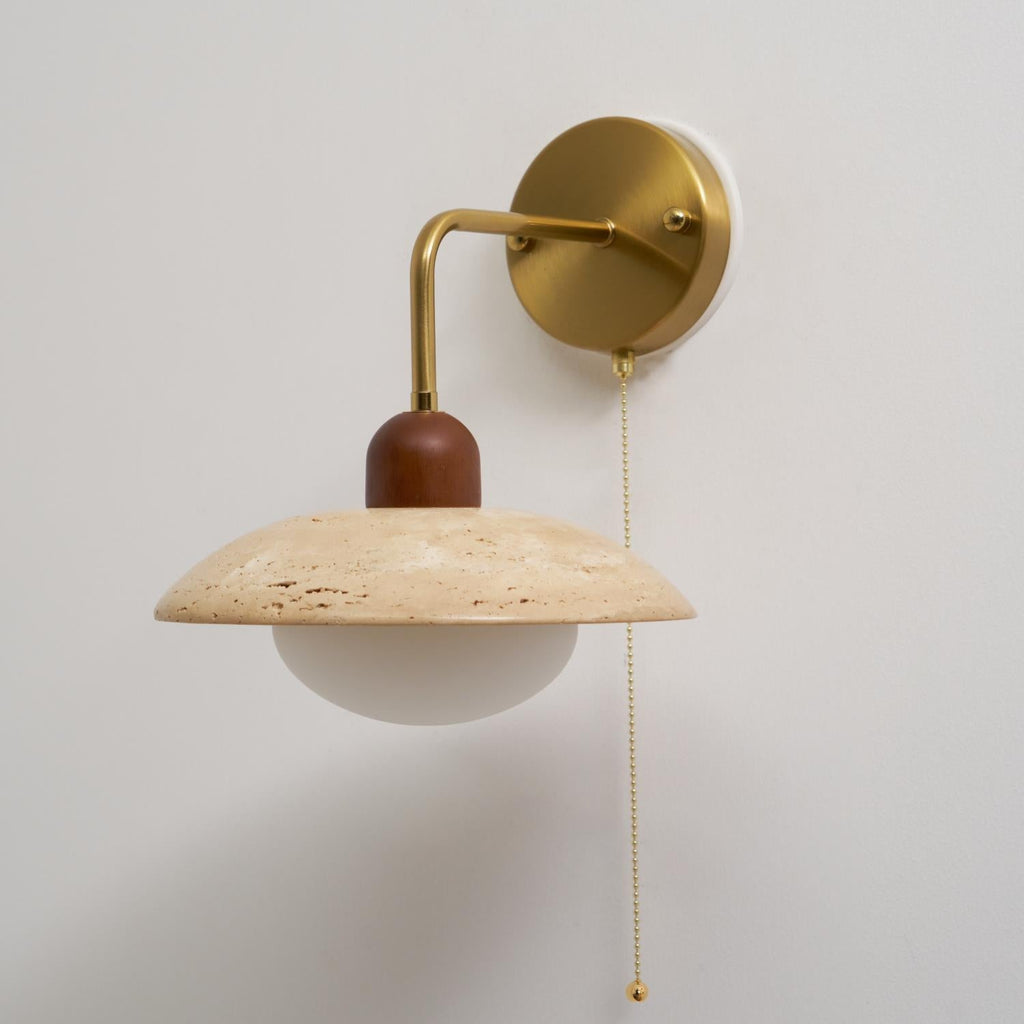 Cavone Applique murale en travertin - Neutralighting