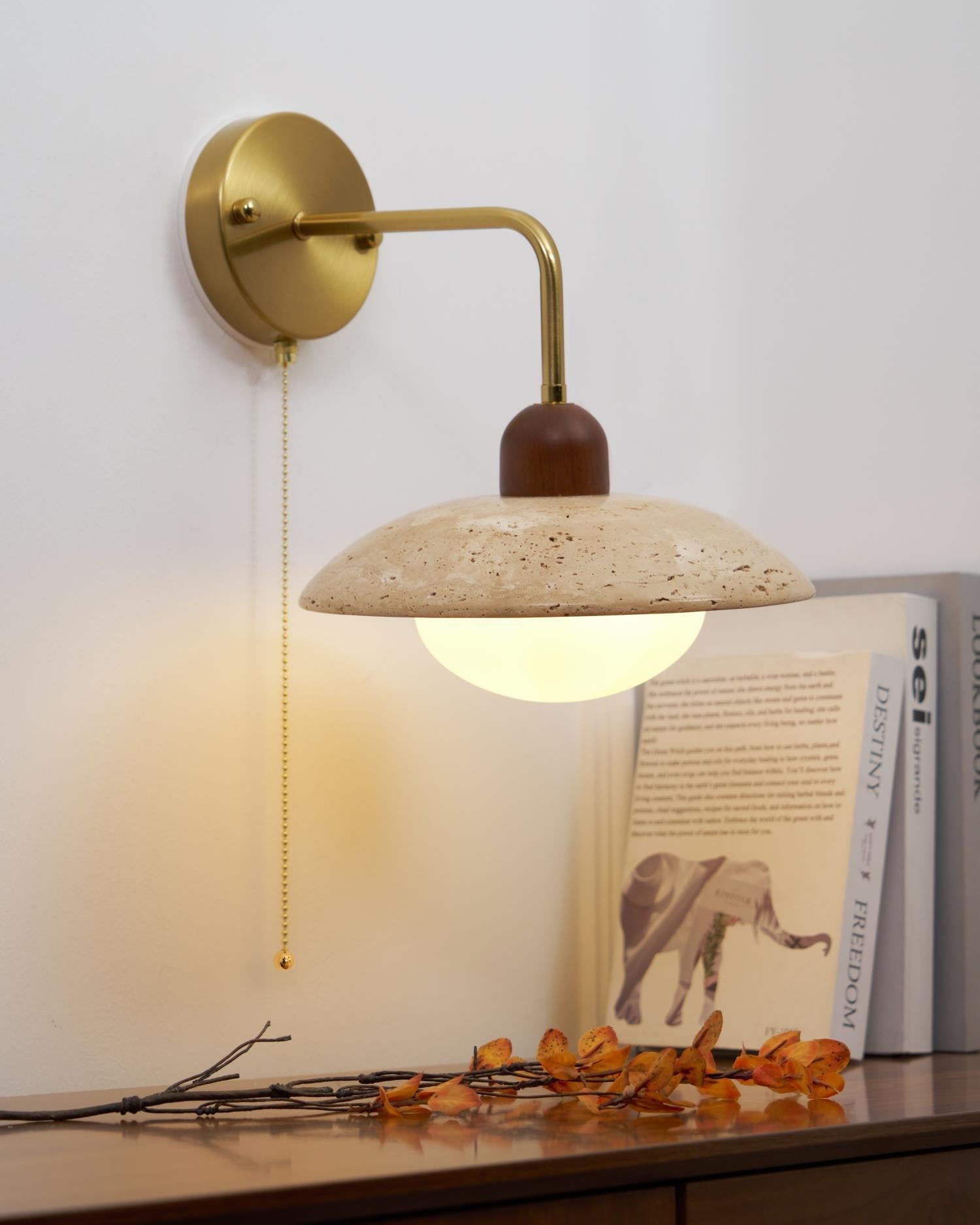 Cavone Applique murale en travertin - Neutralighting