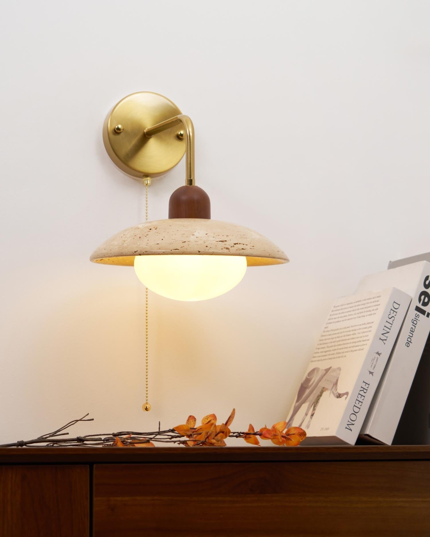 Cavone Applique murale en travertin - Neutralighting