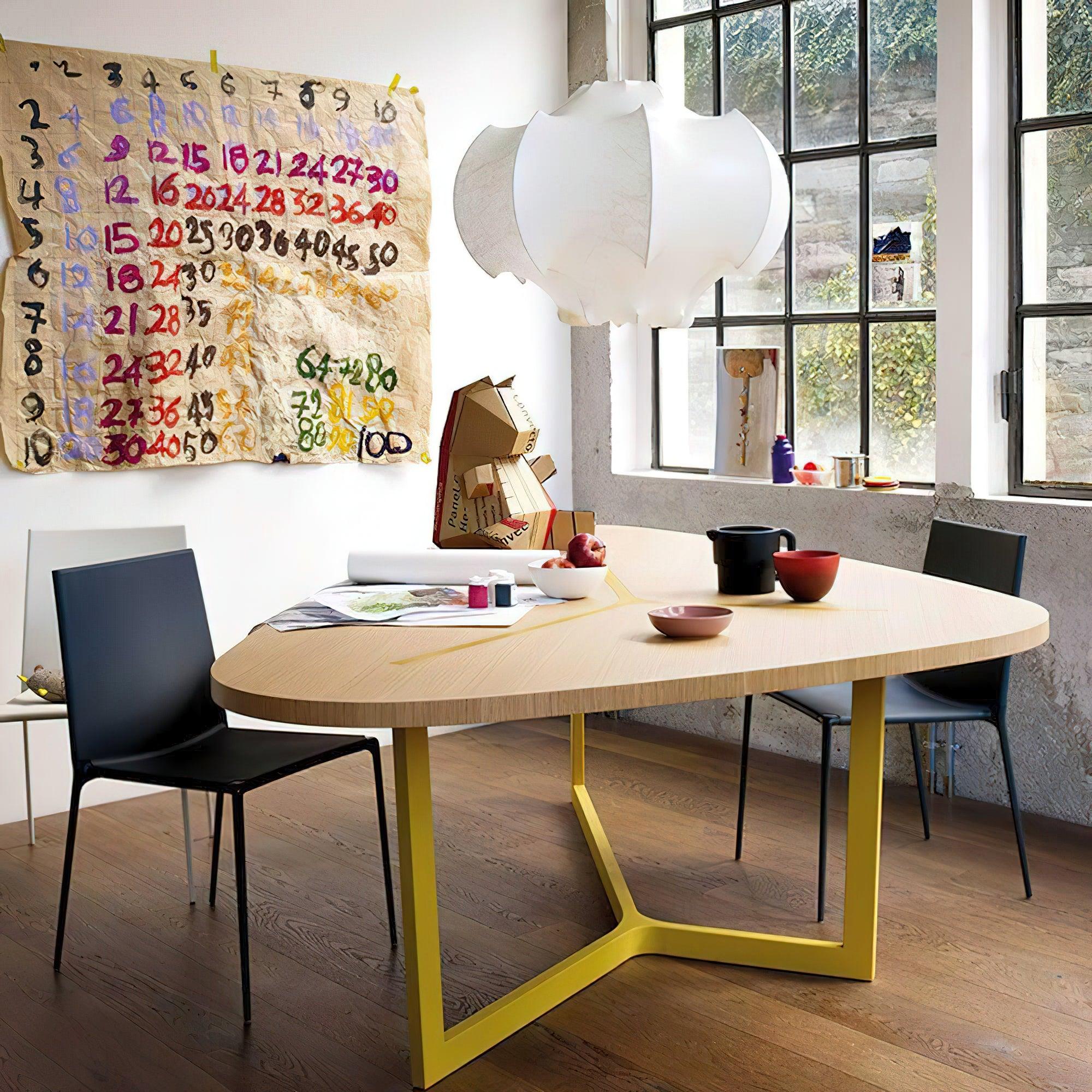 Skapa Lustre Pendentif Forme Douce Courbée Plissée - Neutralighting