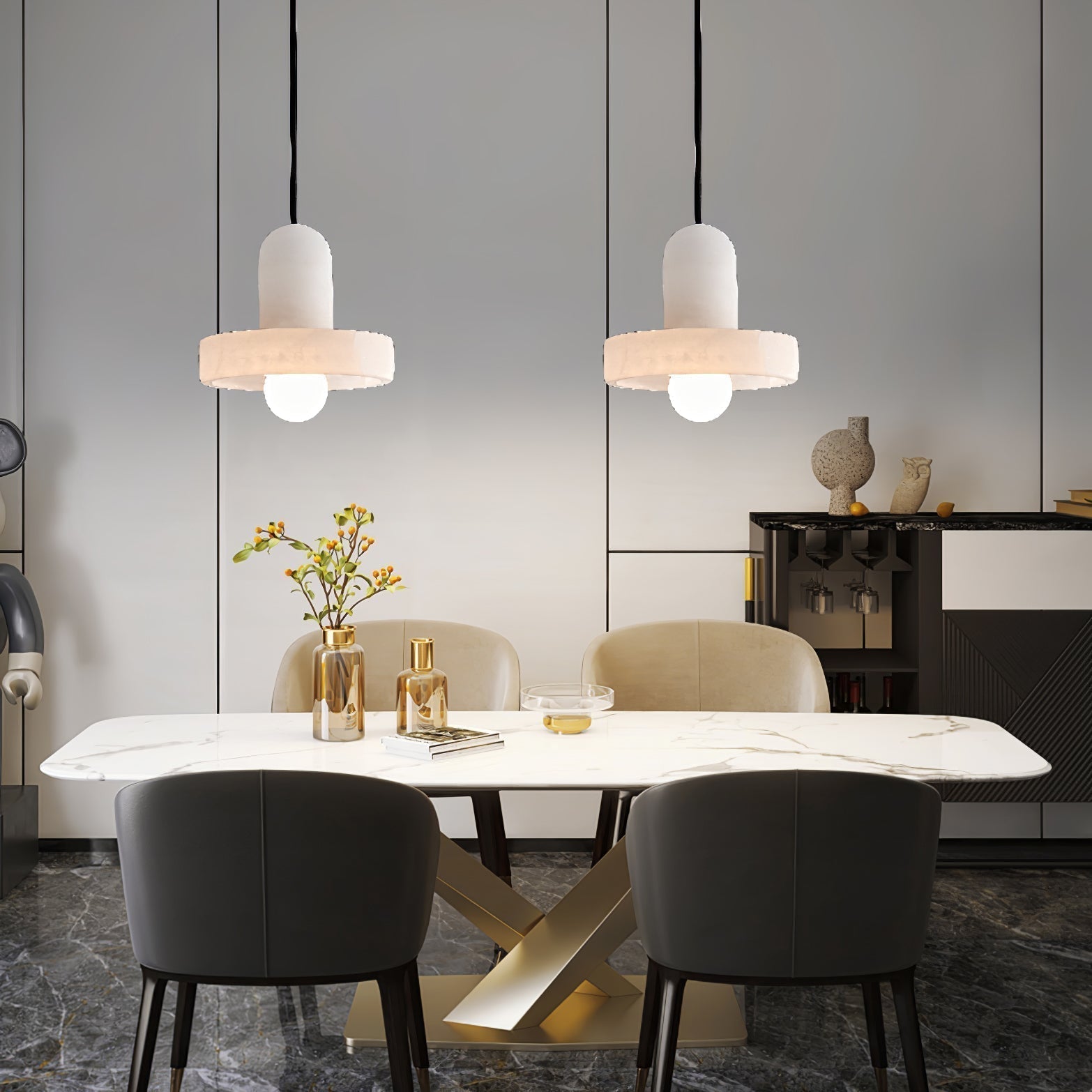 Lyvynos Suspension Empilée en Albâtre - Neutralighting
