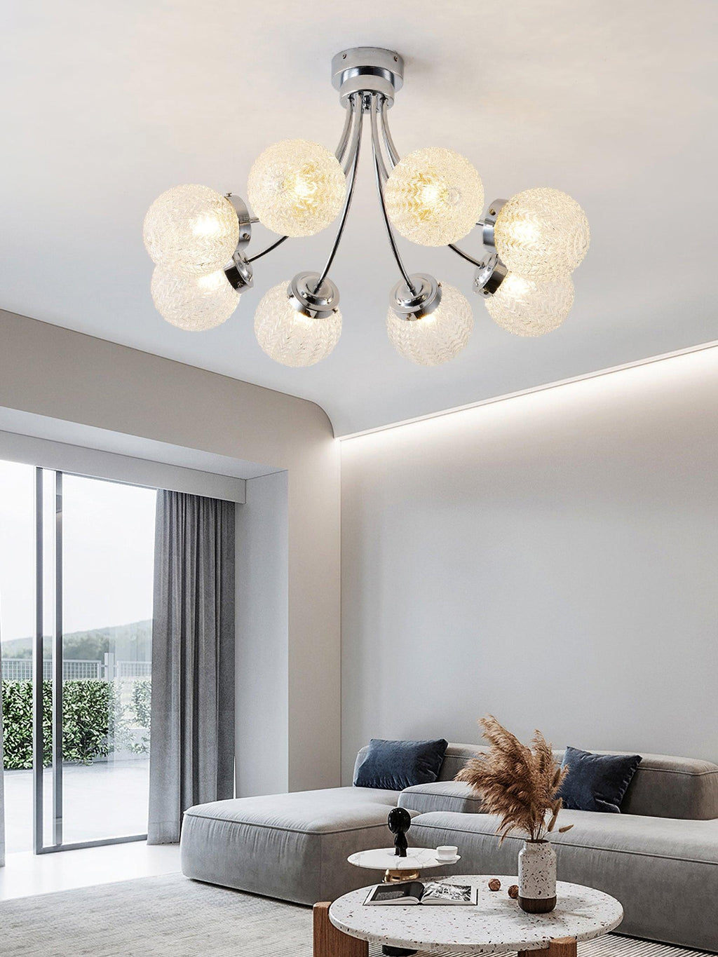 Gloriare Plafonnier en Verre Élégant - Neutralighting